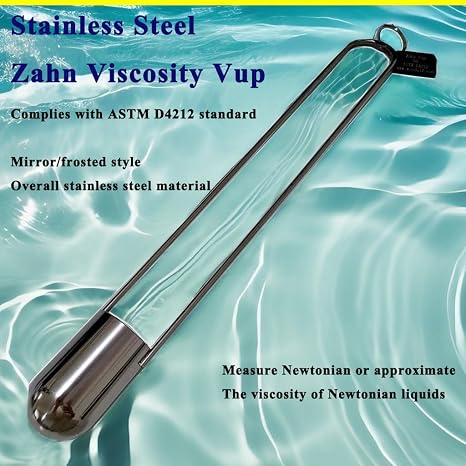 4# Zahn Cup Viscosity Cup Viscometer Flow Cup 4# with Diameter 4.3 mm Viscosity Range 200cst to 1200cst Volume 44ml Zahn Cup Viscometer #4 Cup ASTM D4212 Standard