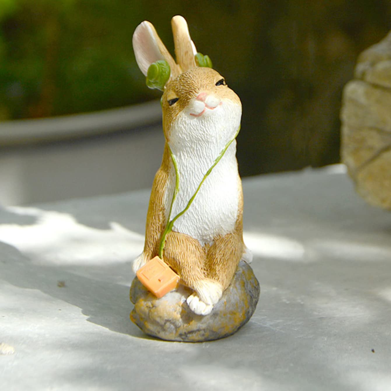 Amazon.co.jp: [KMBIGNK] オブジェ 樹脂 レジン 卓上飾り 置物 うさぎ  