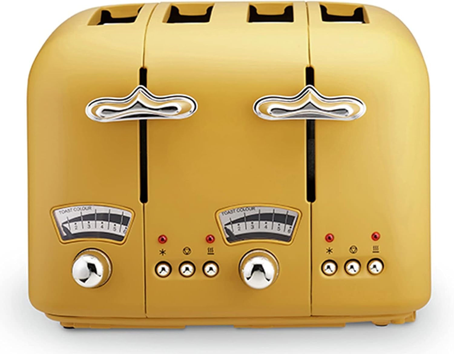 De'Longhi Argento Silva Toaster CT04Y , 4 Slice Toaster With Reheat