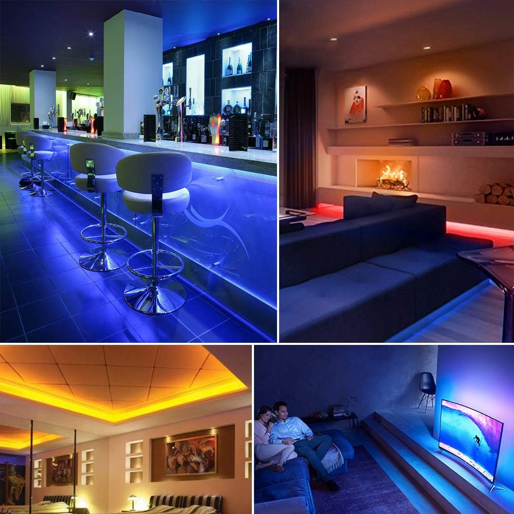 FSJEE 4 Pin LED Strip Connector Kit , Include 20PCS 10mm LED Corner Connector 4 Pin, 20PCS Unwired Gapless 4 Pin Connectors for 5050 RGB LED Strip Light Connection - - 