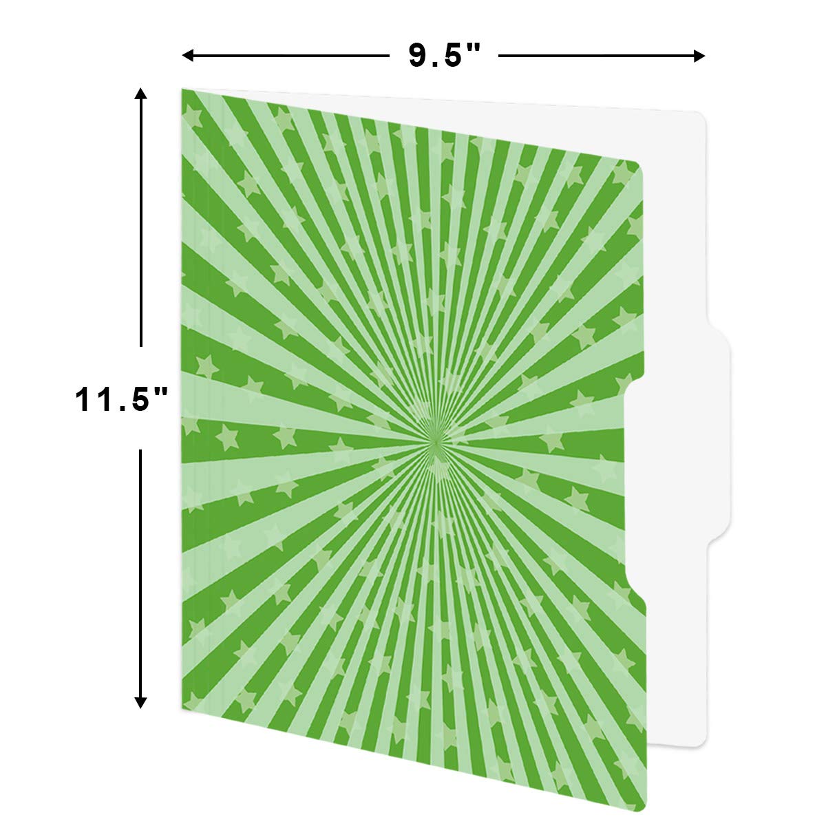 12 Colorful Super File Folders Bright Pattern File Folder Letter Size for Office Document Paper Organizers Business Gifts