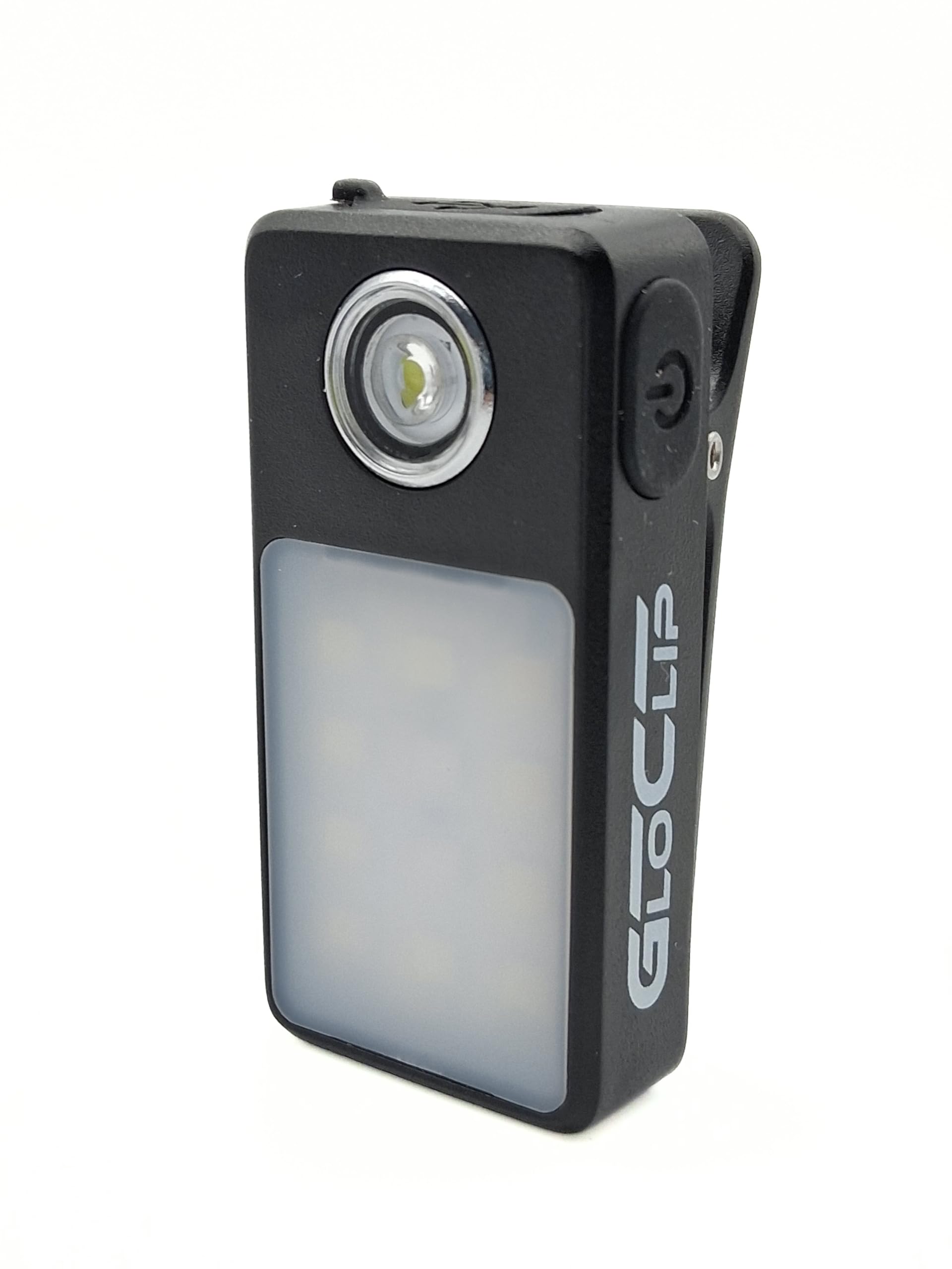 GloClip Clip on Light for Dog Walking DIY, Running, and Safety. The Mini LED Flashlight/Torch is Dimmable, USB-C Rechargeable