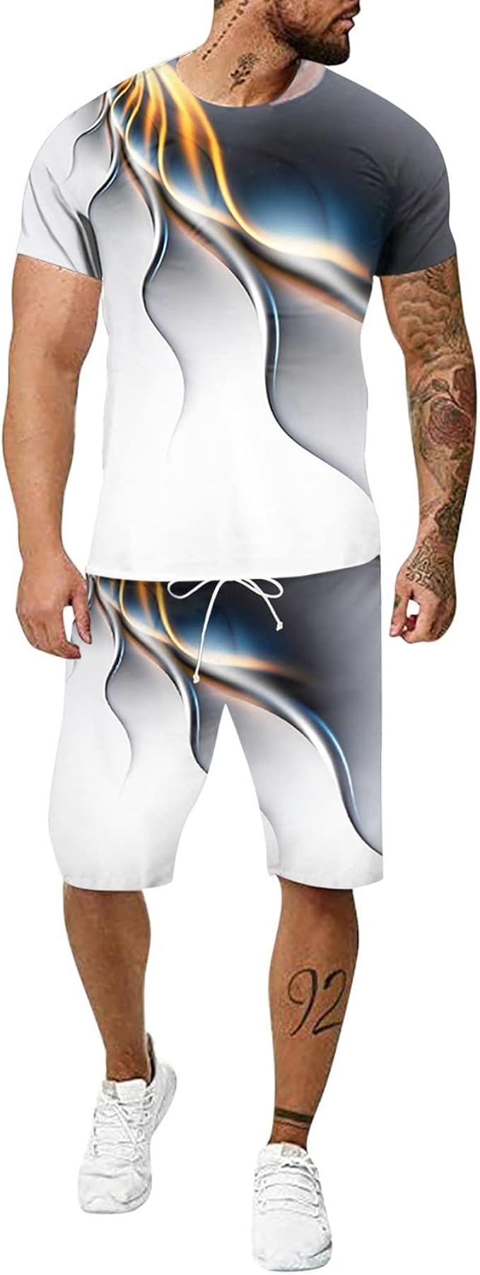 riou Chandal Hombre Completo Oferta Verano Suelto y Cómodo Ropa Deportiva  Top Camiseta de Manga Corta y Pantalones Cortos para Adolescent Vacaciones  Hawaii Talla Grande Conjunto Deportivo: Amazon.es: Ropa