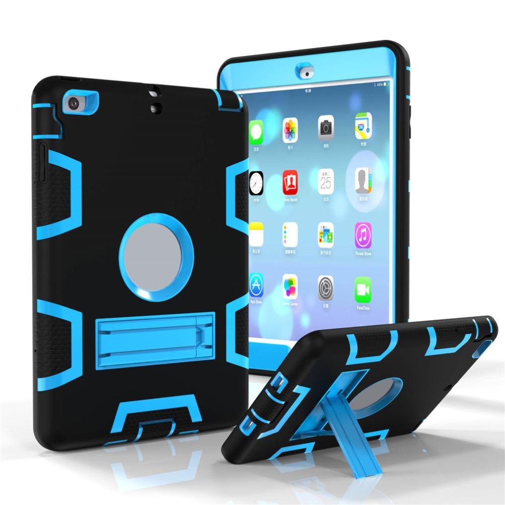 Feite For Ipad Mini 1/2/3 Dual Layer Hybrid Armor Protective Stand Cover Case (E)