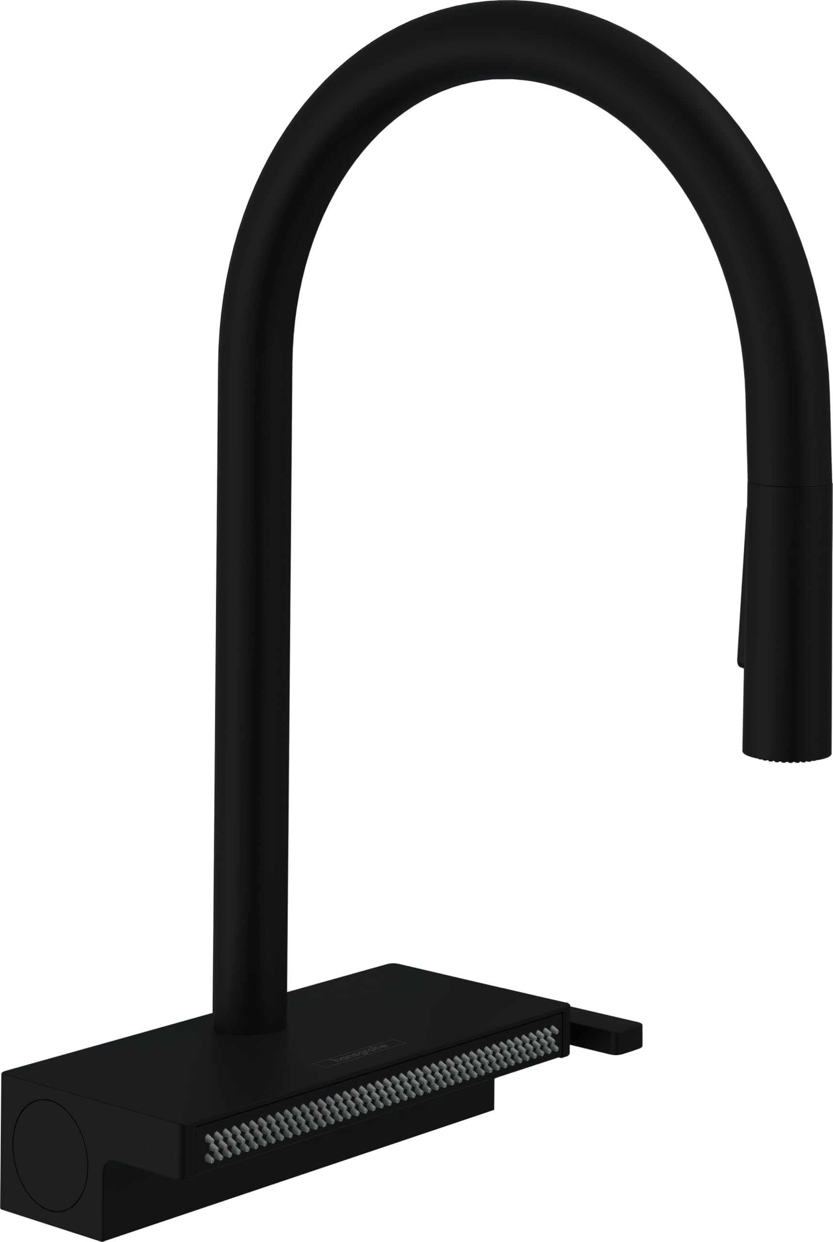 hansgrohe Aquno Select M81 Mitigeur de cuisine 170, avec douchette extractible 3 jets, sBox, noir mat, 73831670