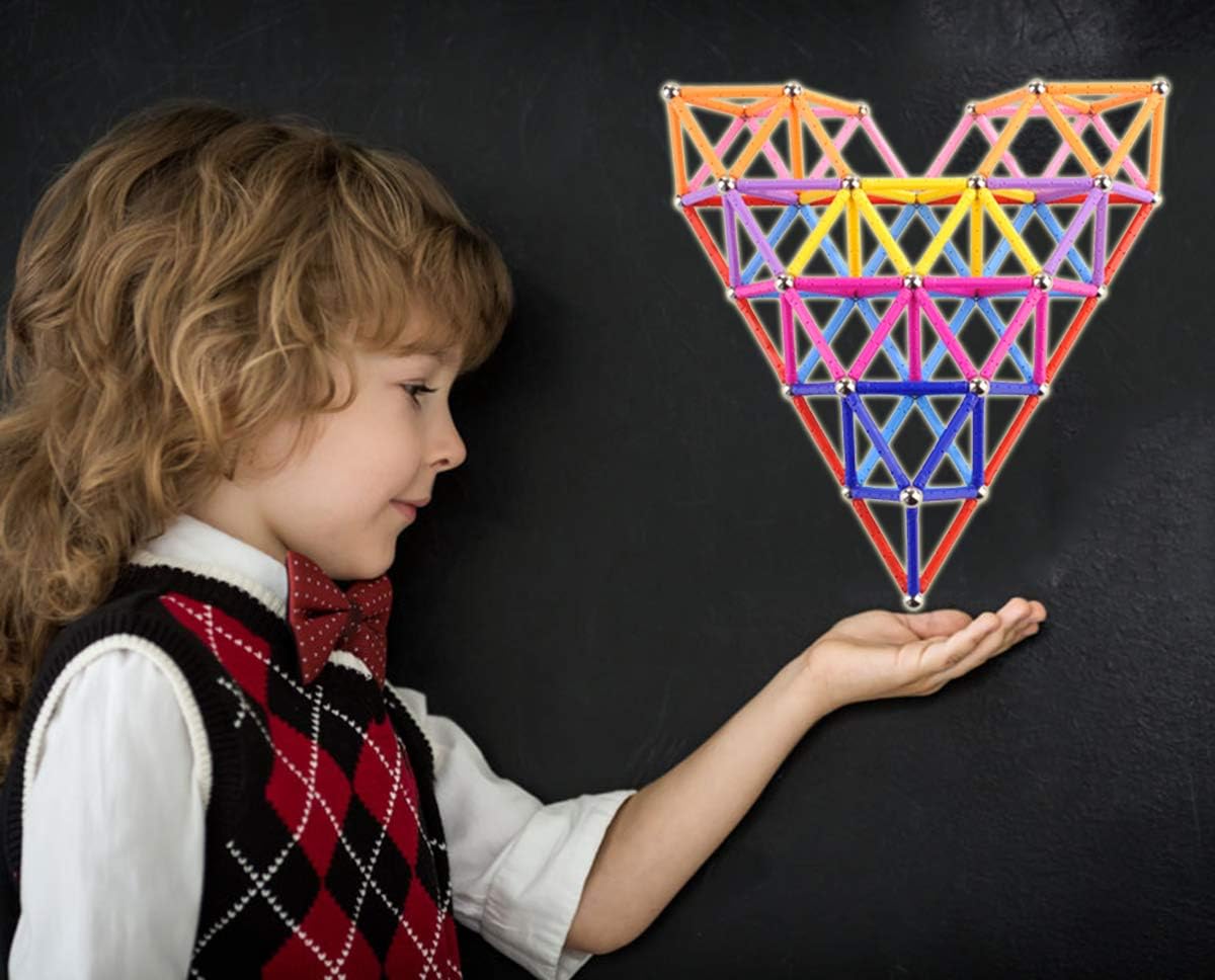 150 Pcs Magnetic Building Sticks Blocks