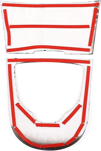 Miniatura 22 de YIWANG - Pegatinas para marco de consola central de Mercedes Benz Clase G W463 2019 2020, color plateado