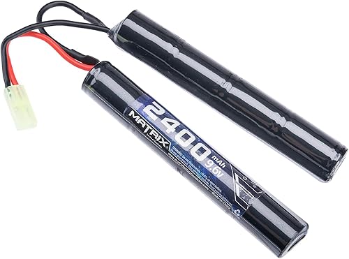 Evike Airsoft - Matrix de alto rendimiento Nunchuck Tipo Airsoft NiMH Batería
