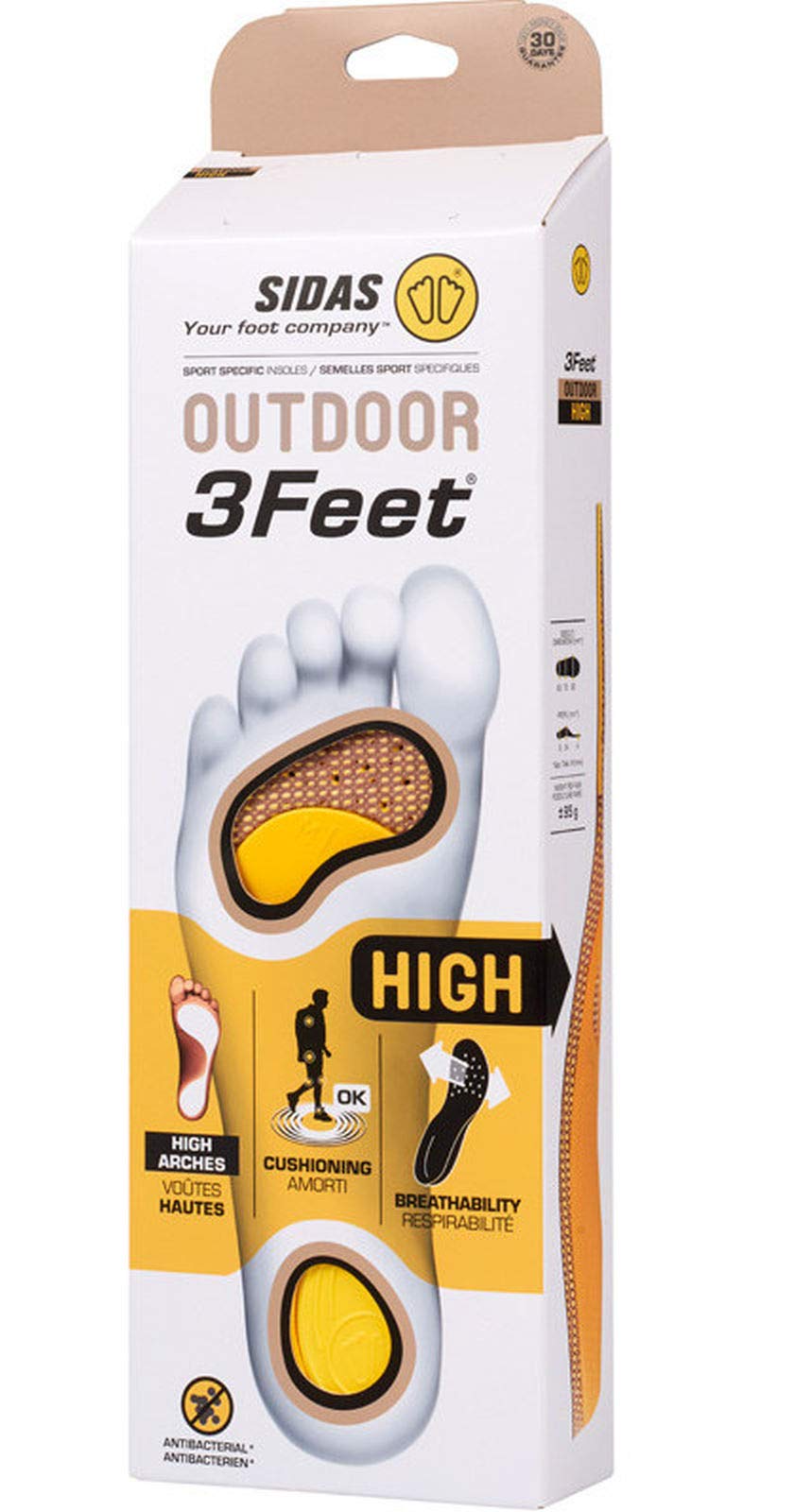 Sidas Outdoor High Arch Insoles - SS19