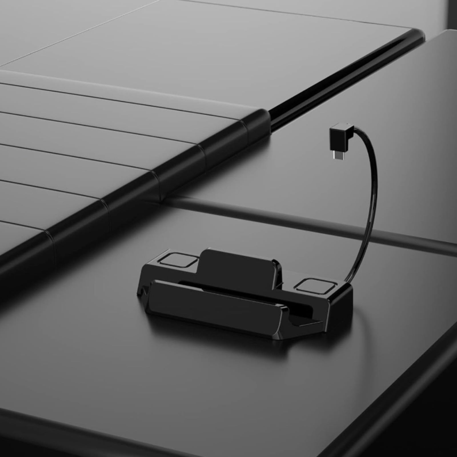 Docking station Gigabit Ethernet 4K60 per Steam Deck e per ROG, Hub di ricarica rapida con design ABS compatto 15x75x4cm per una configurazione di gioco coinvolgente nera