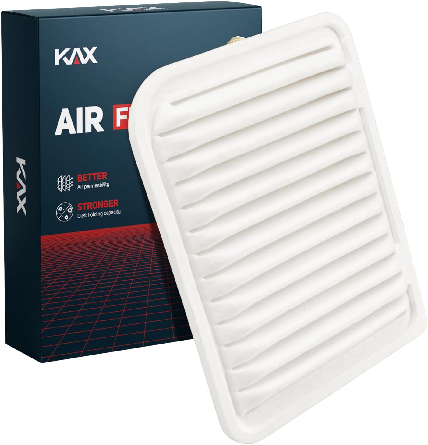 KAX Engine Air Filter, CA10910 Replacement for Mitsubishi Lancer 2013-2017, Outlander 2014-2020, Outlander Sport 2013-2022, RVR 2013-2022, Advanced Air Filter Media, Increased Acceleration