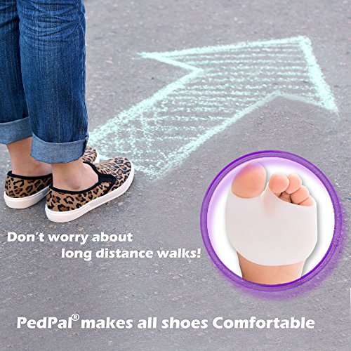Ace Health Ball of Foot Cushions and Metatarsal Pads PedPal, Bunion Relief, Prevent Calluses and Blisters, Comfy Walk in Tight Shoes, Forefoot Cushion, Ball of Foot Pads and PedPal for Men and Women - Thumbnail 3