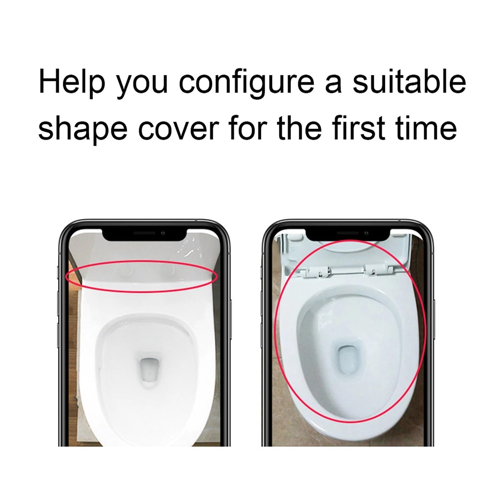 Asiento de inodoro, Thickened Square Soft Close Toilet Seat