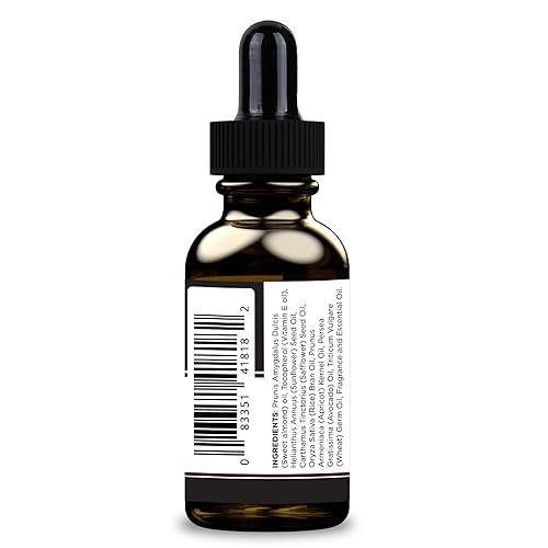 Miniatura 2 de Detroit Grooming Co. Aceite natural para barba para hombres, hidratante nutritivo y orgánico para barba con aceite de almendras dulces y vitamina E,