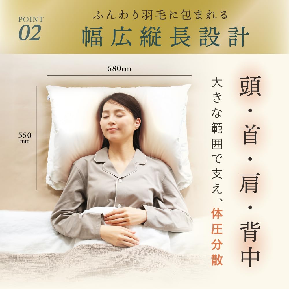 ふとんでまくら　Premium Amazon｜[amepla] アメプラ ふとんでまくら PREMIUM 羽毛 日本製
