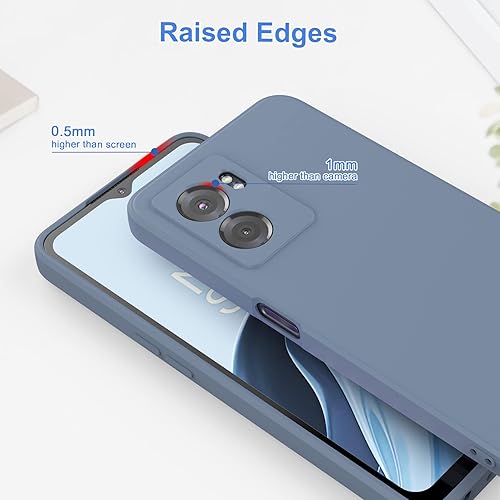 Miniatura 2 de Foluu Funda de silicona para OnePlus Nord N300, funda protectora de goma de gel líquido con forro de microfibra suave, carcasa rígida delgada a