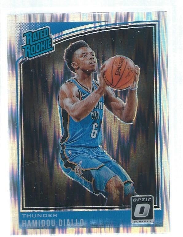Hamidou Diallo 2018-19 Panini Donruss Optic Shock Flash Holo Prizm Rc #171 - Basketball Cards