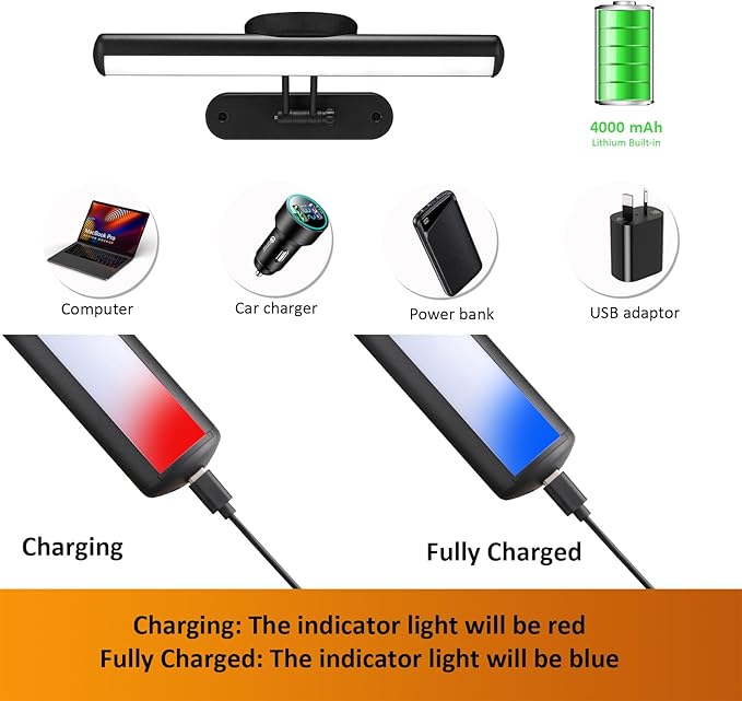 MIOBLUE draadloze afbeelding met afstandsbediening, batterij kunst display licht Oplaadbaar met afstandsbediening, Dimbaar/timer uit verf licht, 3 Verlichtingsmodi photo 3