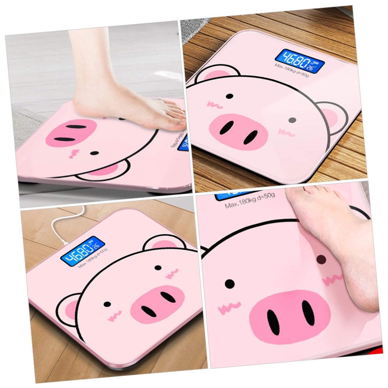 Báscula USB de Dibujos Corporal Electrónica Peso Animados