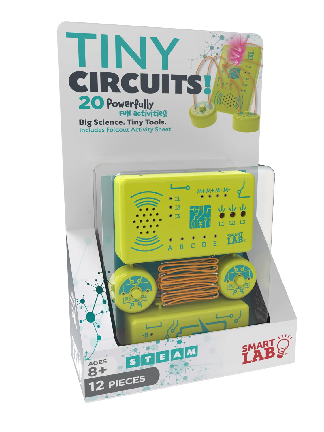 Tiny Circuits!: 20 Powerfully Fun Activities! Big Science. Tiny Tools. Includes Foldout Activity Sheet! Toy – 26 October 2021