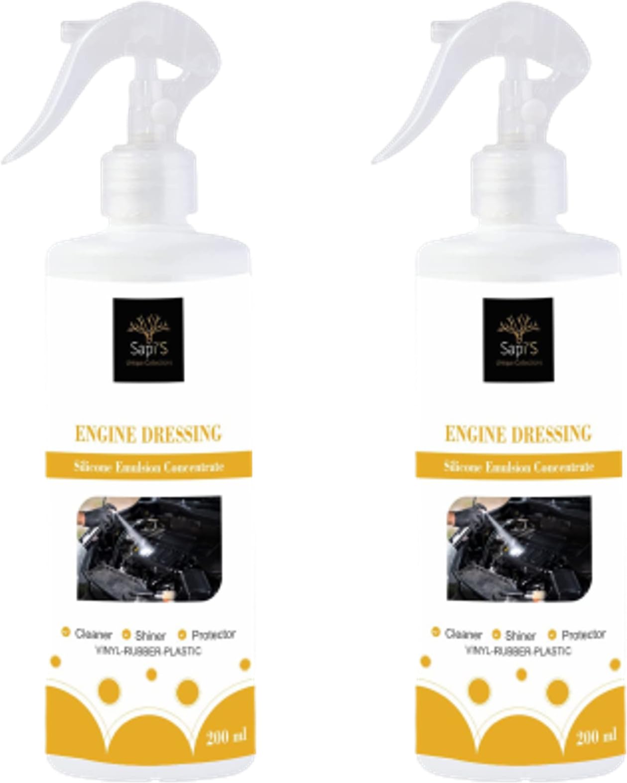 SAPI'S Engine Cleaner & Dressing Spray (400ml) - 2 Pack | Powerful Vehicle Interior Detailer-picture-31