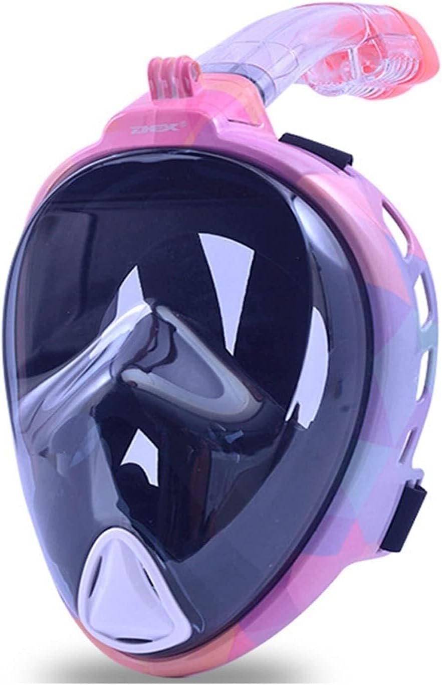 Full Face Scuba Diving Mask, Swimming Mask with Snorkel for Adult Underwater Swimming Anti-Fog Goggles Snorkeling Professional Diving Equipment for Scuba Diving, Snorkeling and Freediving