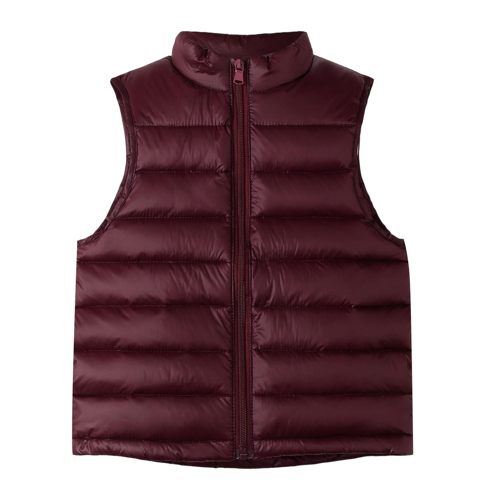 Teen Girls Down Vest Lightweight Packable Puffer Vest Kids Outdoor Zip Up Sleeveless Jacket Boys Fall Winter Warm Coat
