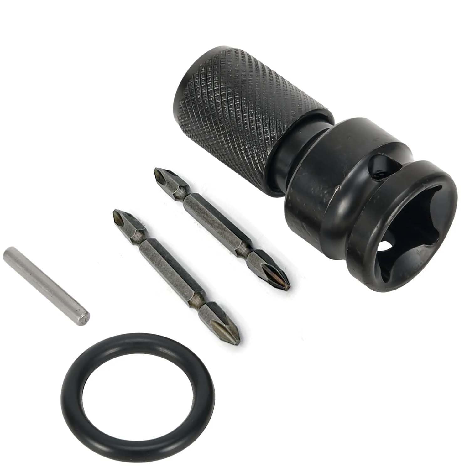 2 Pcs PH2 Magnetic Screwdriver Bit Double Head Hex Shank 1Pcs 1/2''to 1/4'' Socket Converter Adapter Kit For Electric Impact Driver Wrench Tool-image-14
