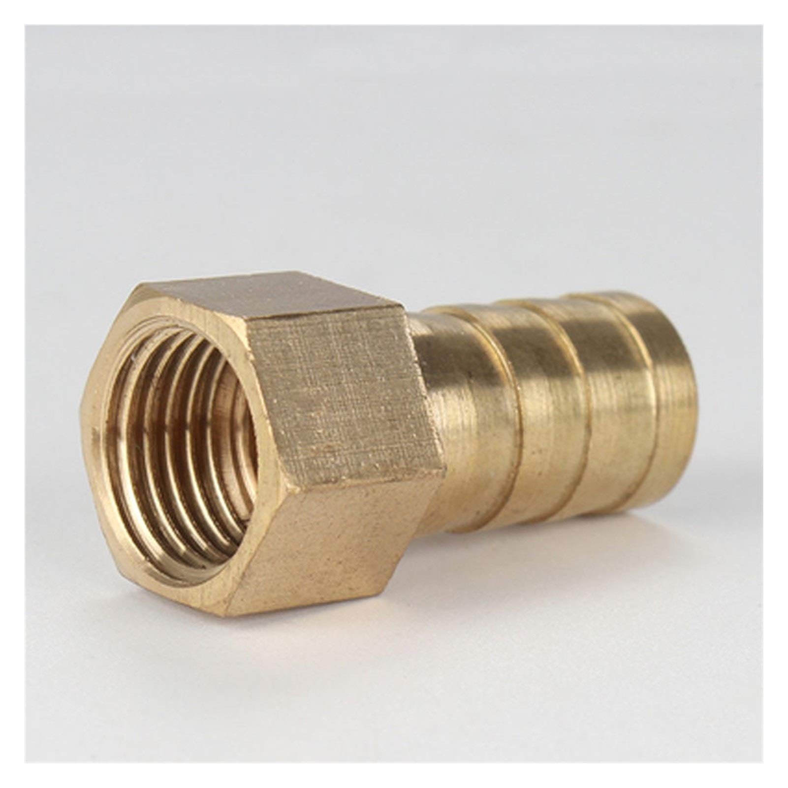 Raccordo In Ottone Per Tubi Flessibili - Gomito Spinato, Filettatura Femmina 1/4-1/2 BSP, Per Acqua/Gas