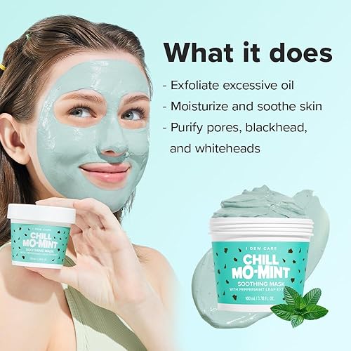 Miniatura 35 de I DEW CARE Mascarilla facial Wash Off – Cookie O' Glow Hidratante y purificante para la piel seca con mantequilla de semillas de cacao, mascarilla