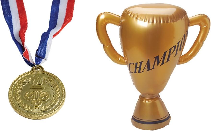 Amazon Com U S Toy Replica Olympic Medal Necklaces Inflatable Trophy 13 Piece Bundle Party Favor Set Toys Games Amazon Com U S Toy Replica Olympic Medal Necklaces Inflatable Trophy 13 Piece Bundle Party Favor Set Toys Games