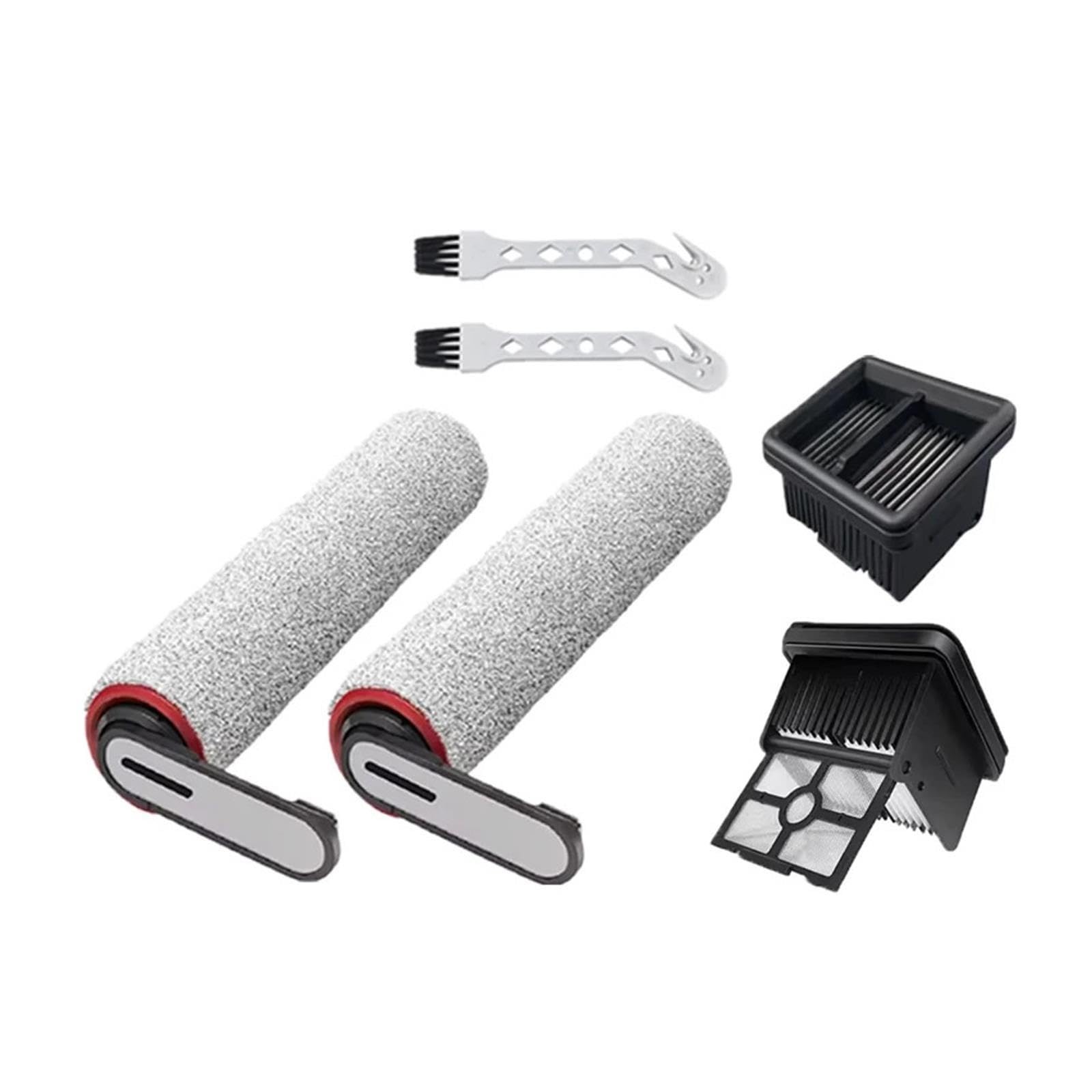 X psblty Kompatibel for Dreame, H15 Pro / H15 Pro FoamWash / H12 Flexreach H13 Flexreach Zubehör Pinsel Roller Filter Ersatz Ersatzteile(Set C)