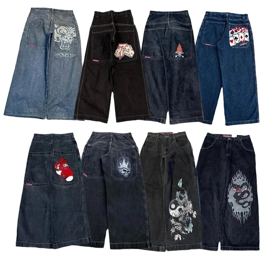 Fashion Trends Jeans – Unisex Loose Fit Jean, Straight Leg Streetwear2