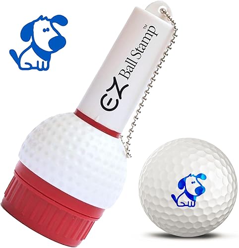 Miniatura 26 de Sello de Bola de Golf/Sello - Marcador de Tinta de Secado Ultra Rápido y Sin Manchas para Personalizar Tu Bola (Toro Rojo)