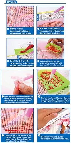 Miniatura 3 de MMAHD Kits de pintura de diamantes 5D para adultos, completos, suculentas, pinturas bordadas con diamantes de imitación pegados, pintura de punto de