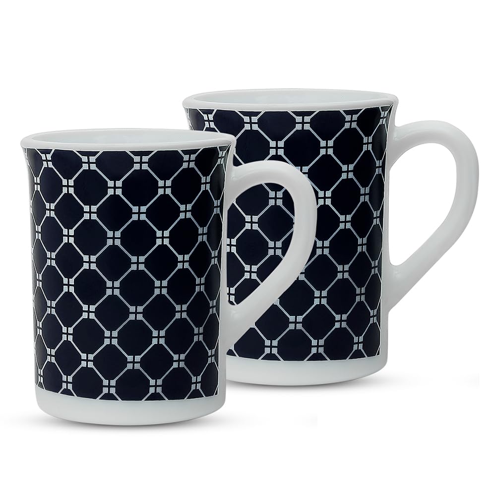 Larah by BOROSIL Set of 2 Kazak Blue Mug Set (Opalware) (B07R1BDJQH) Amazon Price History, Amazon Price Tracker
