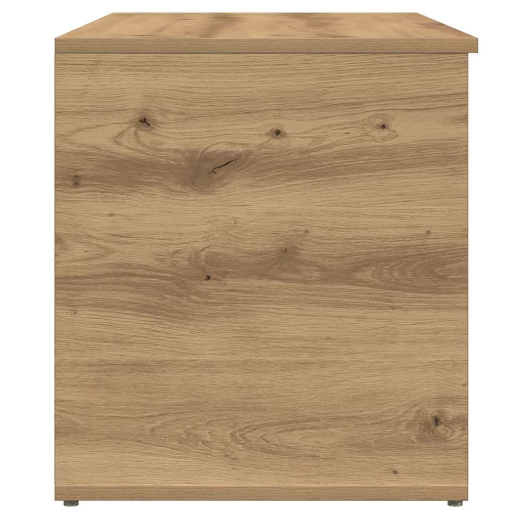 vidaXL Coffre de rangement chêne artisanal 84x42x46 cm bois ingénierie, coffre, boîte de rangement, armoire de rangement, coffres, boîtes de rangement