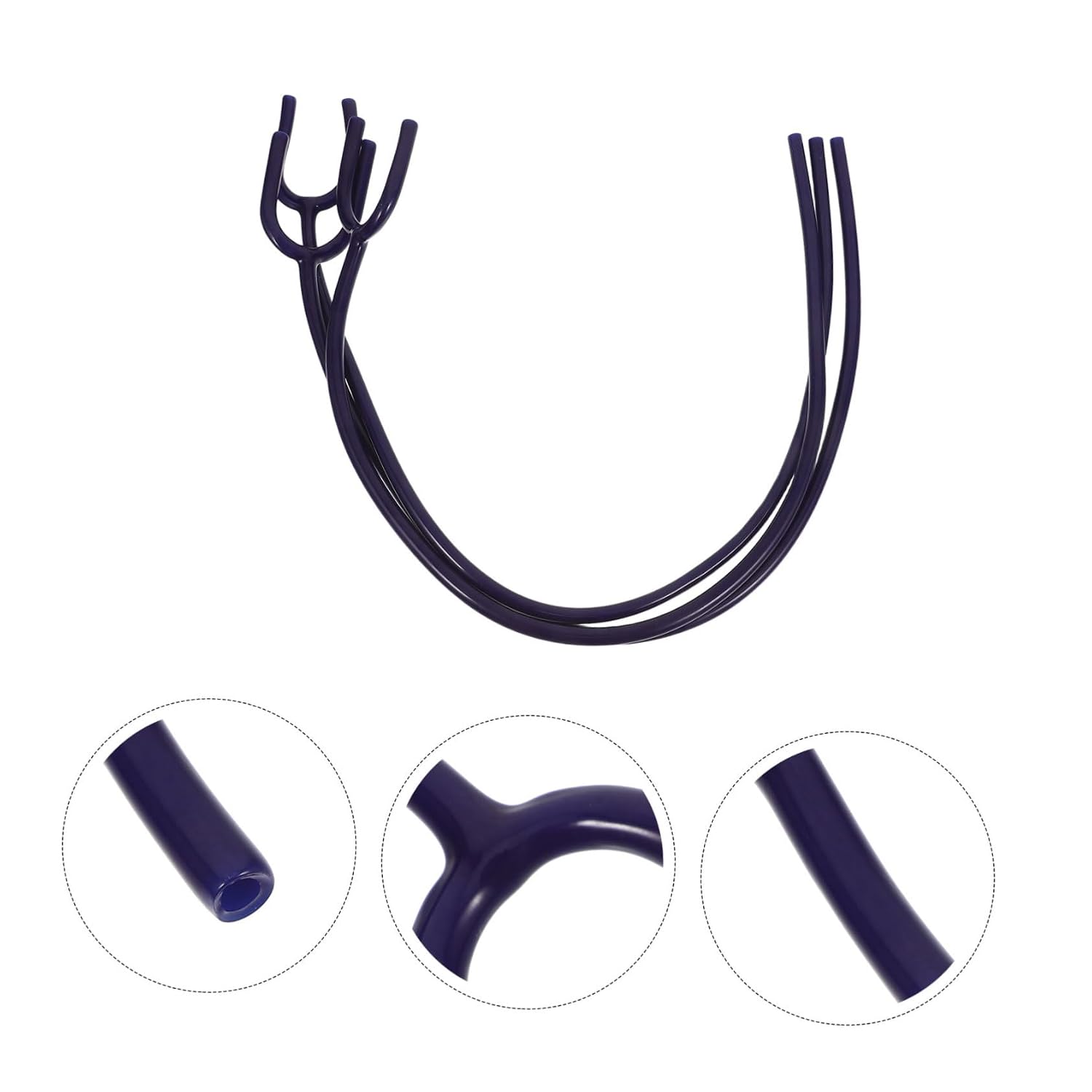 3pcs Stethoscope Sound Tube Replacement Parts Pvc Y-shaped Tubing for Spare Parts Kit Accessory