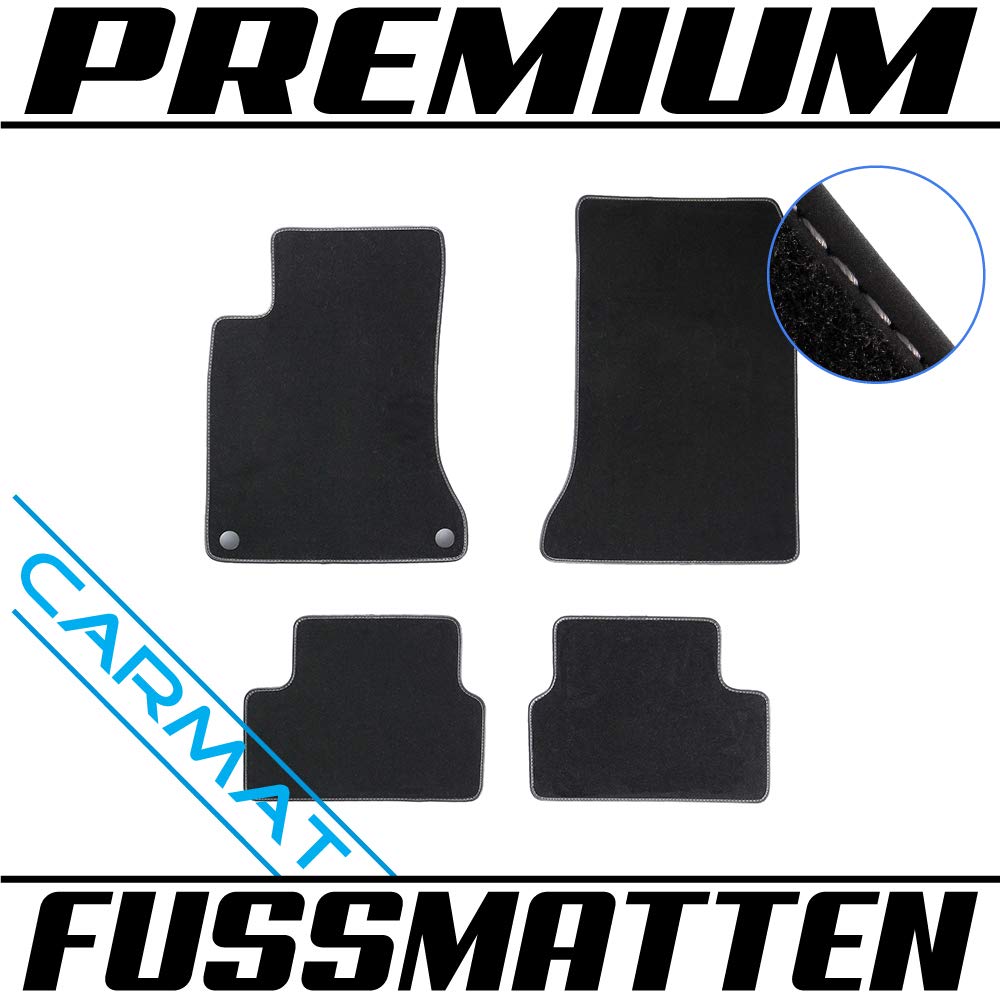 CARMAT Tappetini Auto Per Kia Optima III TF (2011-2015) – Set 4 Pezzi In Tessuto Nero