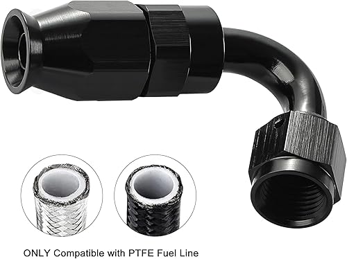 Miniatura 26 de Teflon E85 - Adaptador para manguera de combustible (NEGRO)
