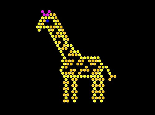 Miniatura 9 de Repuestos de Lite Brite El zoo (cuadrado 7x 7)no compatibles con Lite Brites recientes, solo para anteriores a 2013