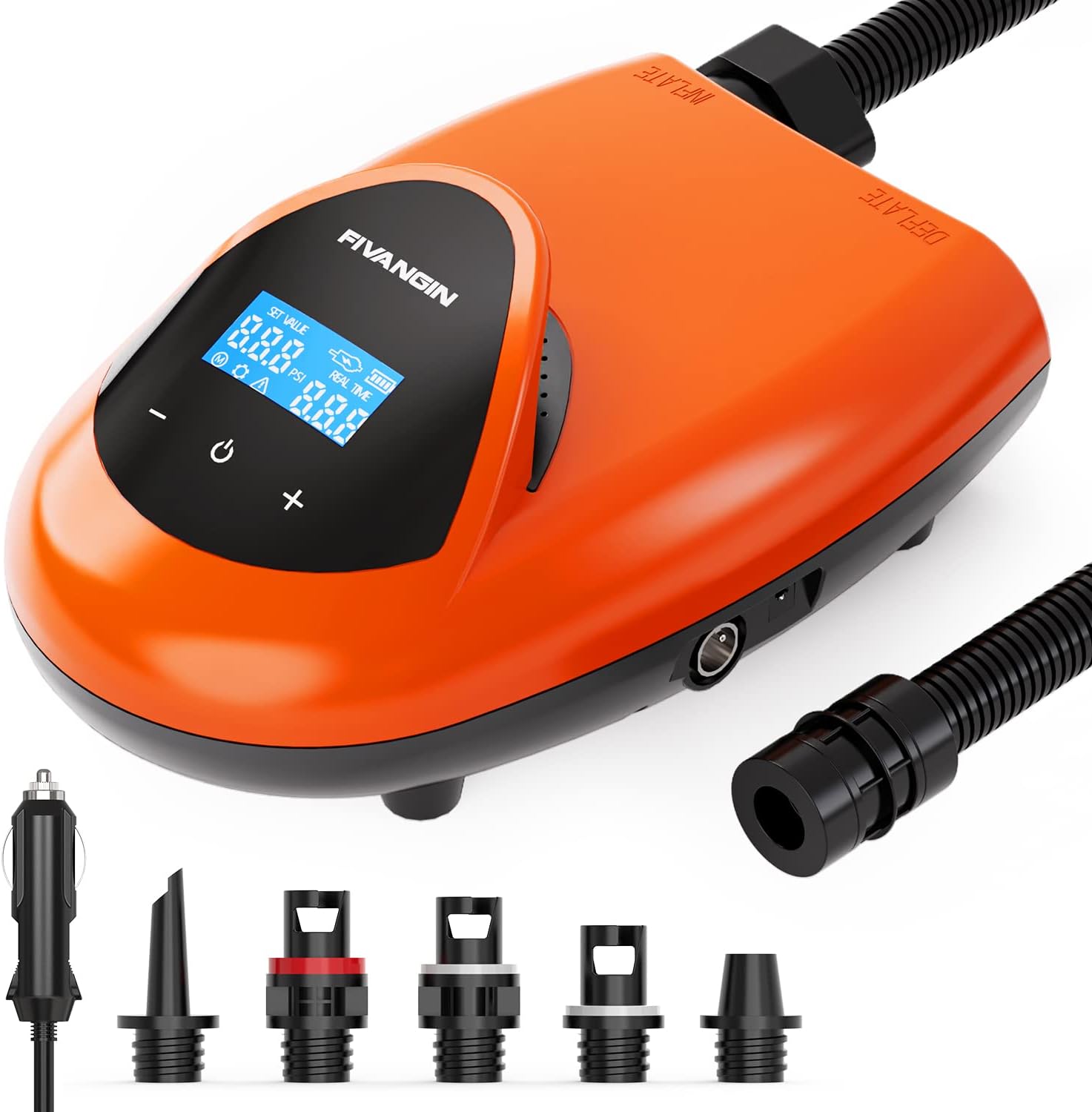 20PSI SUP Pump, FIVANGIN Paddle Board Pump with Quick Inflation