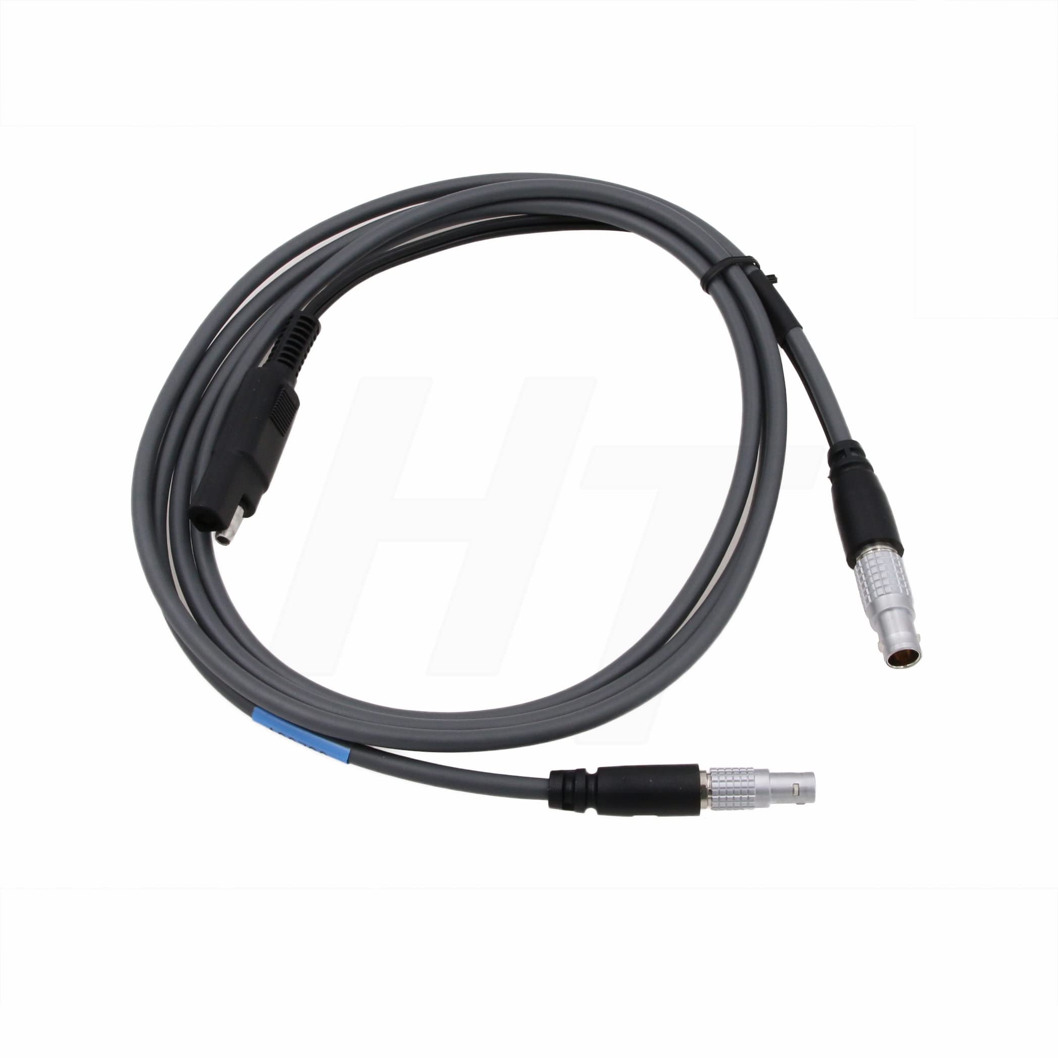 HangTon Radio y batería externa Y Cable de alimentación para receptor GPS Hemisphere S631 / S321+ S321 Pacific Crest ADL PDL HPB Harxon, 5 pines a 5 pines SAE