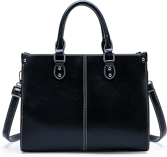 Tote Handbags for Women Leather Handbags Designer Office Top Handle Shoulder Crossbody Messenger Bag Work Satchel Bag