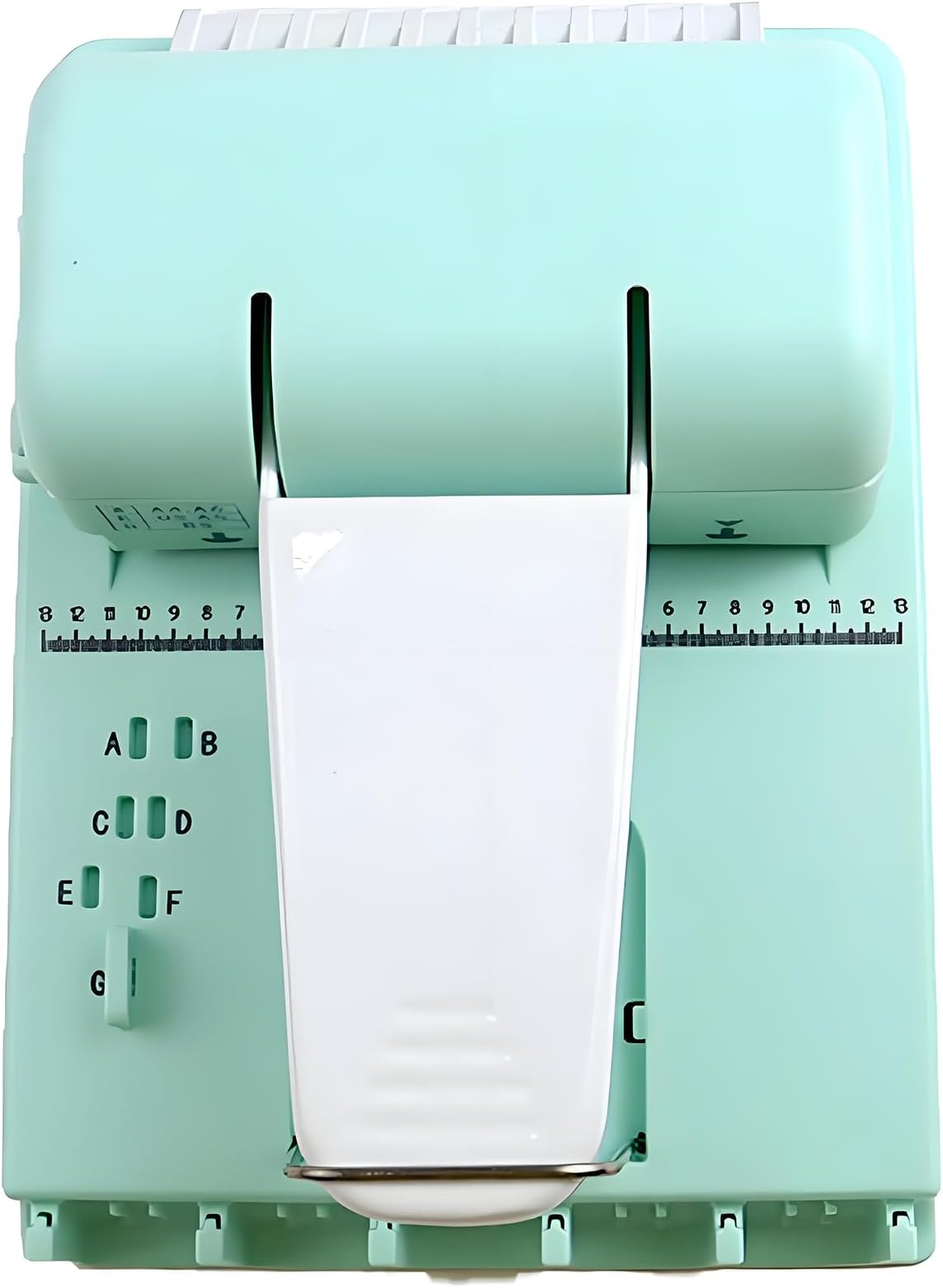 Spiral Binder Machine, Paper Perforator Tool with Ruler and Positioning Pins, Efficient Multi-Hole Punching, Mini Cinch Bookbinding Tool for Cardstock and More