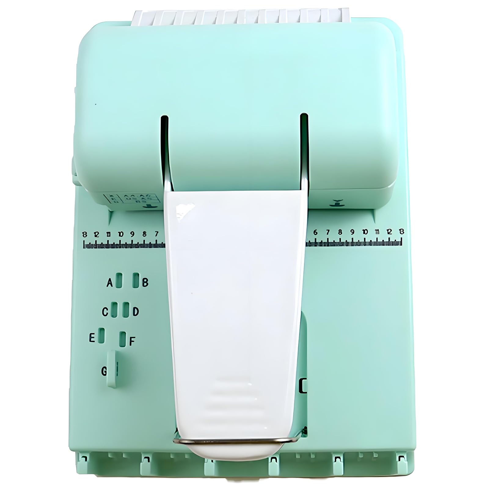 Spiral Binder Machine, Paper Perforator Tool with Ruler and Positioning Pins, Efficient Multi-Hole Punching, Mini Cinch Bookbinding Tool for Cardstock and More