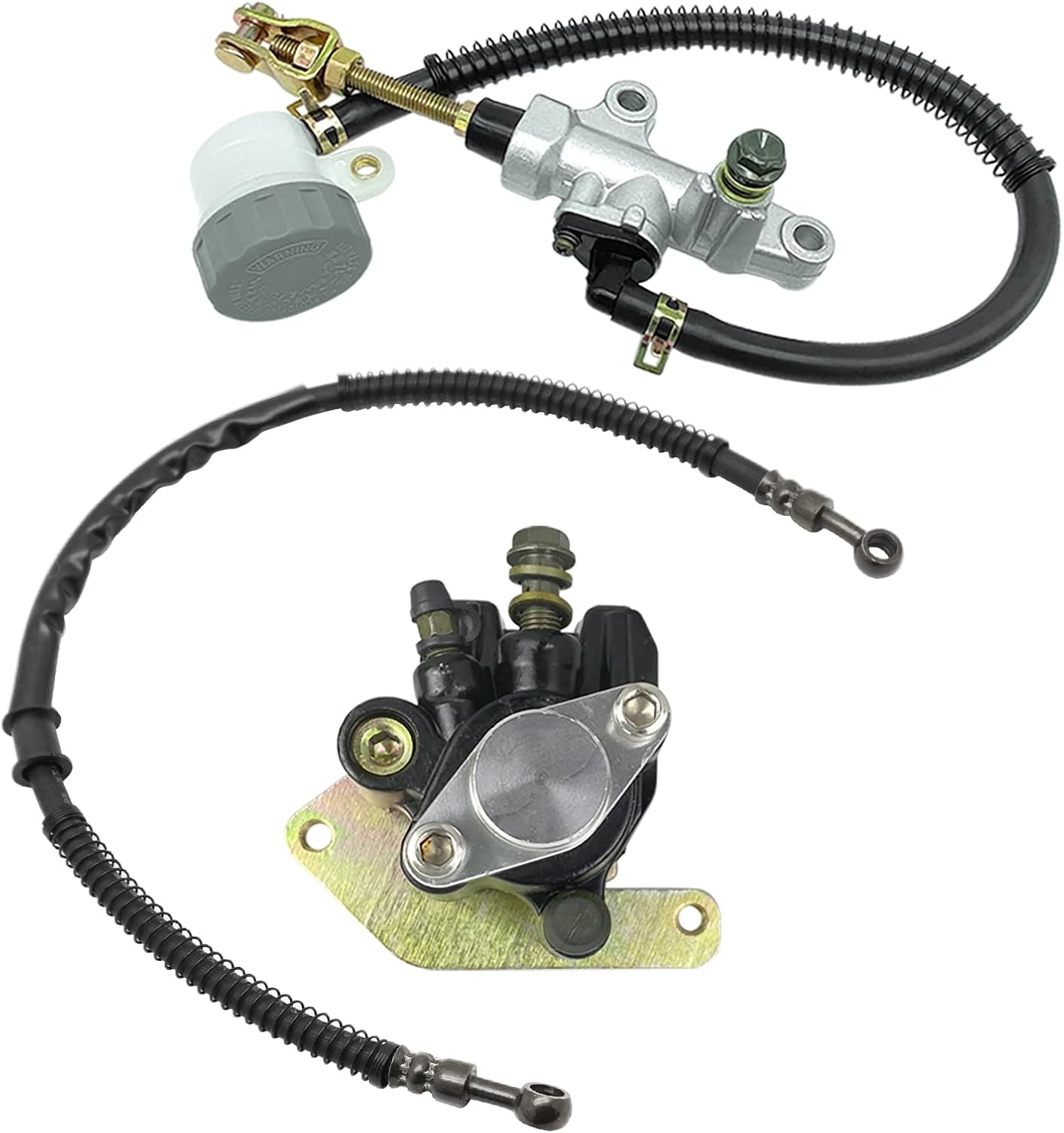 Mabutingti Rear Brake Caliper With Pads For Yamaha Raptor 700 YFM700 2006 2012#OEM 1S3 2580V 12 00 : Buy Online At Best Price In KSA   Souq Is Now - Foto 4