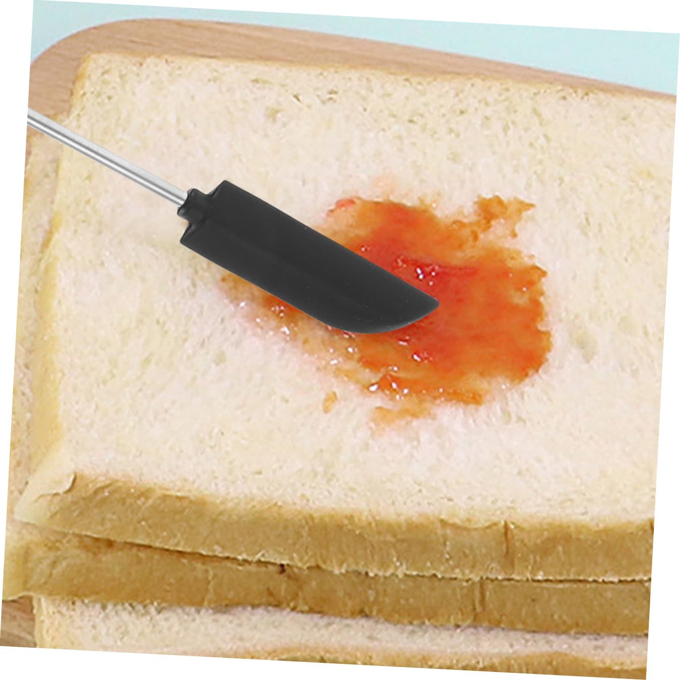 KICHOUSE Kleiner Silikon Spatel Butterschaber Satz Hitzebeständig Lebensmittelecht Ergonomischer Griff Küchen und Kosmetikspatel für Marmelade Desserts Make Up