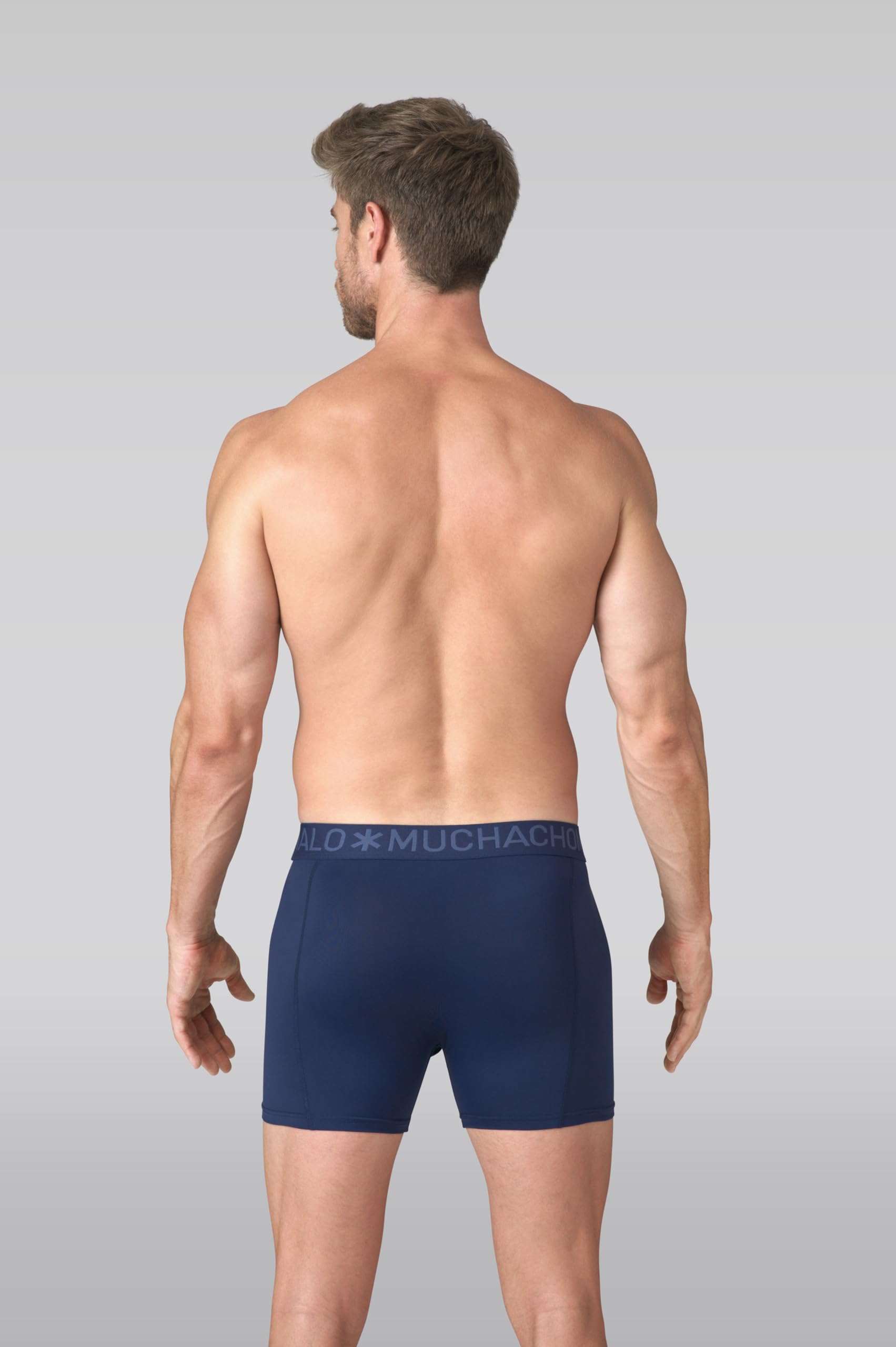 Muchachomalo Hombre Bóxer 6-Pack Liso Microfibra Cinturilla Elástica