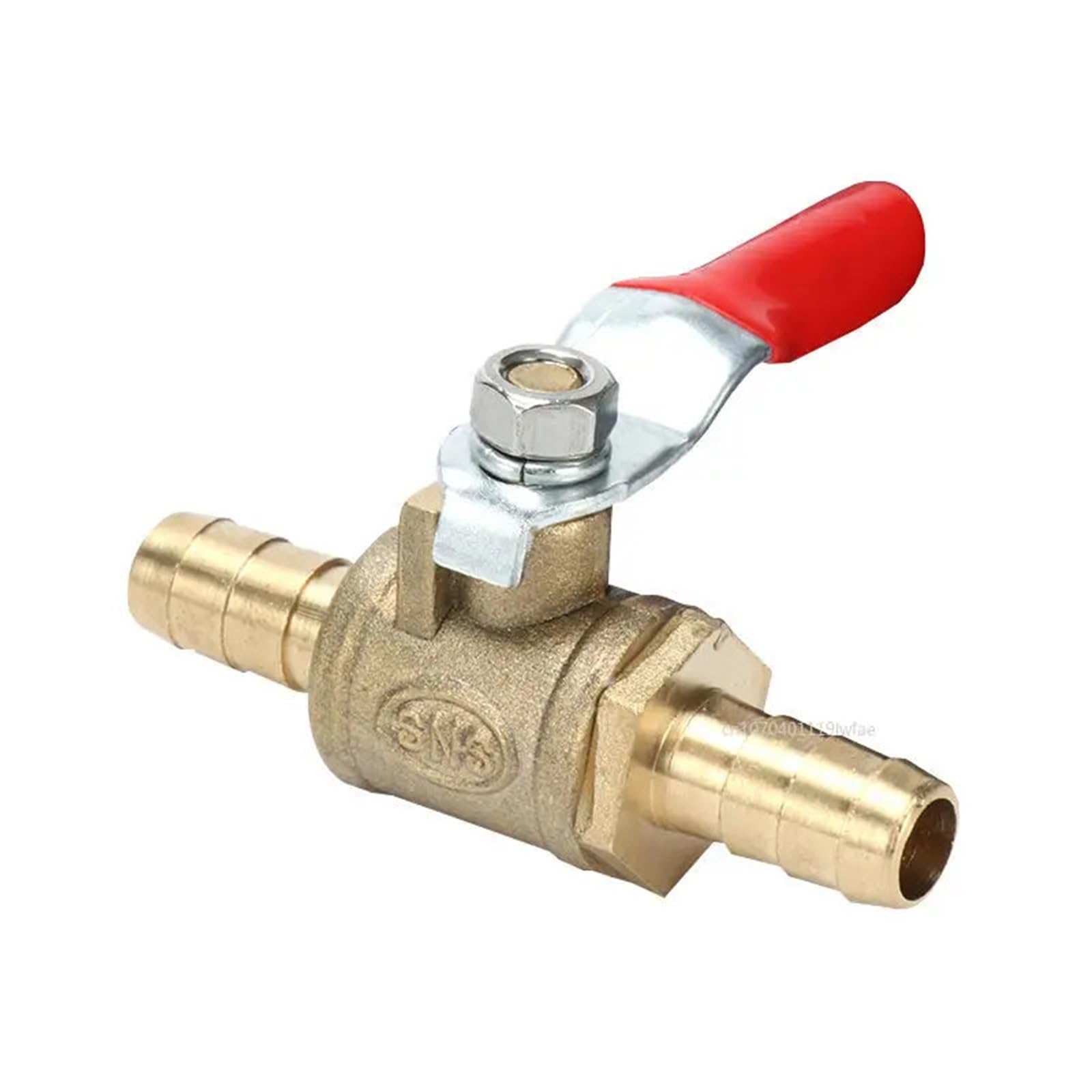 Raccord pneumatique 6 mm en laiton réducteur de tuyau cannelé pour air et eau
